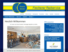 Tablet Screenshot of frechener-radservice.de